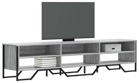 Mobile Porta Tv Grigio Sonoma 180x34x41cm İn Legno Multistrato /