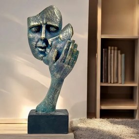 Decorazione da tavolo 35x22x13 cm resina/patina