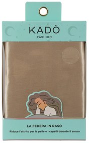 Federa in raso avorio 50x80 cm