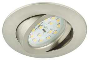 Briloner 8317-012 - Lampada da incasso LED dimmerabile per bagno, 5,5 W/230 V, IP23, cromo opaco