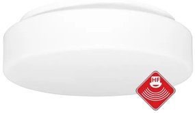 Ecolite W132-BI - Plafoniera con sensore HECTOR 1xE27/60W/230V IP44 bianco