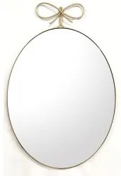 Specchio da parete DKD Home Decor Cristallo Dorato Ferro (45 x 2,50 x 70 cm)