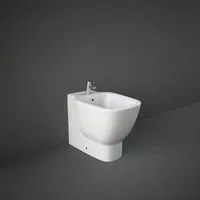 Bidet a Pavimento Filo Parete Rak One In Ceramica 52 x 36,5 x 41 cm