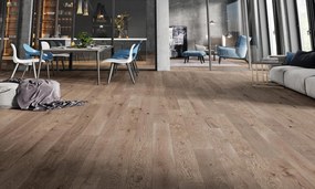 Parquet multistrato L ARTENS in grigio spazzolato natura 1.37 m²