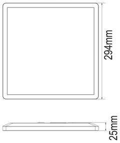 Globo 41563-18B - Plafoniera LED da bagno SAPANA LED/18W/230V IP44
