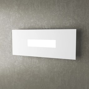 Applique Moderna Rettangolare Wally Metallo Bianco 2 Luci 2G11 40Cm