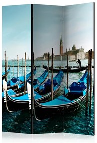 Paravento  Gondolas on the Grand Canal, Venice [Room Dividers]  Colore Verde, Dimensioni e Misure 135x172