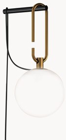 Applique in vetro soffiato con spina nh