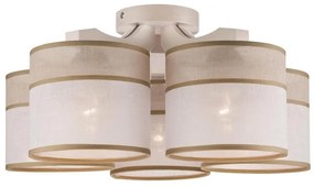 Plafoniera ANDREA 5xE27/60W/230V faggio