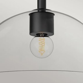 Alora Mood ALM-JUDE-SF-MB-CL - plafoniera JUDE 1xE27/60W/230V, Ø 30,5 cm, nero