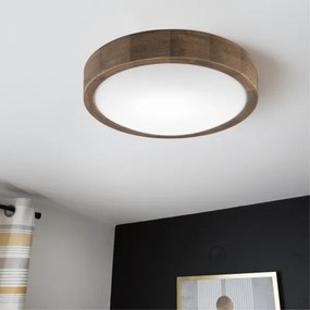 Brilagi - Lampada LED da soffitto CARVALHO SLIM 1xE27/60W/230V noce ø 27 cm