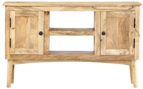 Credenza 100x35x60 cm in legno massello di mango