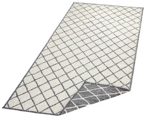 Tappeto da esterno grigio e crema , 80 x 250 cm Malaga - NORTHRUGS