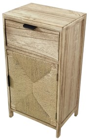 AZEL - mobiletto in legno con 1 cassetto e 1 anta