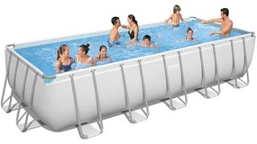 Piscina Con Telaio E Pompa Filtro 640x274x132h 5612b