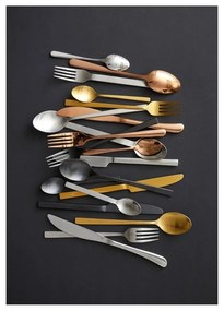 Posate color argento opaco in acciaio 16 pz – Bitz