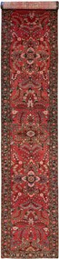 Hamedan Tappeto persiano 460 x 90 Rosso (Iran) Annodato A Mano