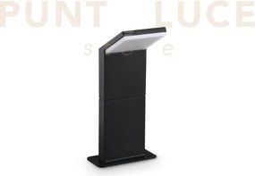 Style paletto ip54 led smd 8,5 w on-off 950 lm 3000 k nero 30cm