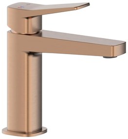 KFA Armatura 4522-815-34 - miscelatore per lavabo + piletta di scarico MALAGA 15,9 cm oro rosa