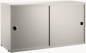 Armadietto con ante scorrevoli String System, larg. 78 x prof. 30 cm