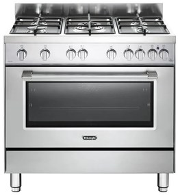 Cucina a gas con forno DE'LONGHI PRO 96 GVX ED2 inox L 900 x P 600 cm