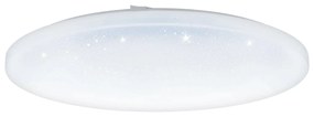 Plafoniera Moderna Frania-S Acciaio Bianco Luce Led Integrato 50W Ip20