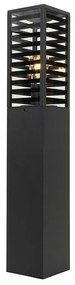 Lampada da terra per esterni moderna nera 80 cm IP44 - Reims