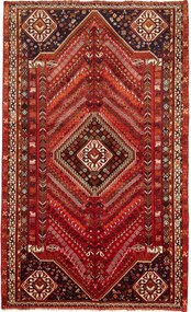 Shiraz Tappeto 290x180 Rosso (Iran) Annodato A Mano