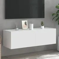 Mobile TV a Parete con Luci LED Bianco 100x35x31 cmcod mxl 110173