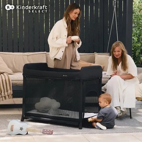 KINDERKRAFT SELECT - Culla da viaggio MOON DREAM nero