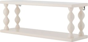 Mensola bianca con ripiani multipli 60 cm Salino – Bloomingville