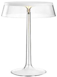 Flos Bon Jour Lampada Da Tavolo 41 cm a luce diffusa Bianca con corona in Trasparente