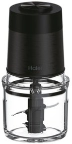 Haier I-Master Serie 5 Tritatutto 4 Lame in Acciaio Inox Ciotola in Vetro 0,5 L Nero