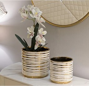 Porta Vasi Coppia Blom Cm Ø 23X22-18X17,5