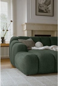 Divano angolare verde scuro (con penisola a sinistra/con chaise lounge) Shell – Miuform