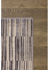 Tappeto in lana grigio 133x180 cm Grids - Agnella