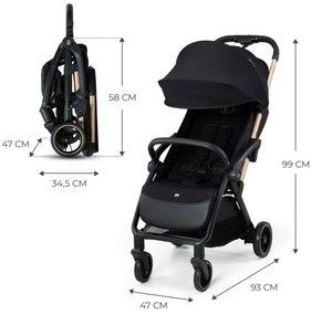 KINDERKRAFT - Passeggino APINO nero