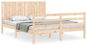 Giroletto con testiera 160x200 cm in legno massello