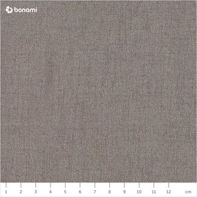 Letto matrimoniale imbottito grigio tortora con contenitore con rete inclusa 160x200 cm Mattis – Meise Möbel