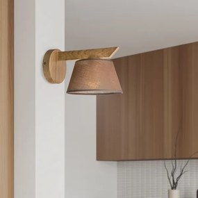 Lampada da parete ANTONIO 1xE14/40W/230V rovere