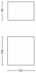 Philips 17303/47/16 - Applique a LED da esterno MACAW LED/3W/230V IP44