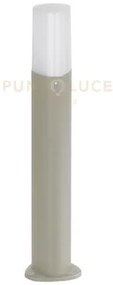 Paletto pou-53 colore silver  h.50cm 1 luce attacco e27 ip44