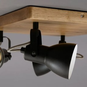 Brilo - Faretto VINTAGE 4xGU10/35W/230V