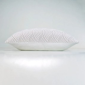 Set con copriletto e federa bianco/beige in jersey 220x240 cm Cassandra – douceur d'intérieur