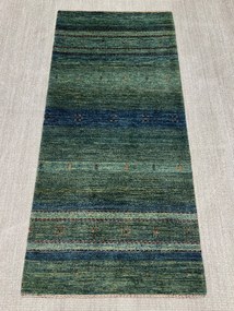 Loribaft Tappeto persiano 190 x 90 Verde (Iran) Annodato A Mano