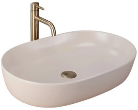 Lavabo da appoggio Rea CLEO 61 BEIGE MATT