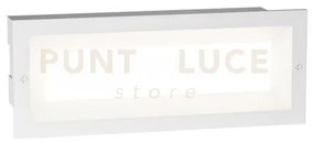 Ges1190c- segnapassi incasso led 3000k 587lm 13w colore bianco