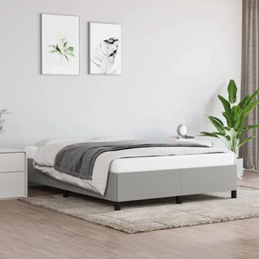 Giroletto Senza Materasso Grigio Chiaro 140x200 Cm Tessuto /