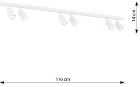 Lampadario da Soffitto FLASH 6 White GU10