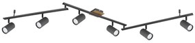 Globo 57910-6G - Faretto ROBBY 6xGU10/35W/230V antracite